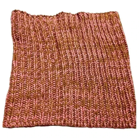 TIMBERLAND Peach Orange Tan Gaiter Neck Warmer One Size Fits All Women Unisex - Picture 1 of 4